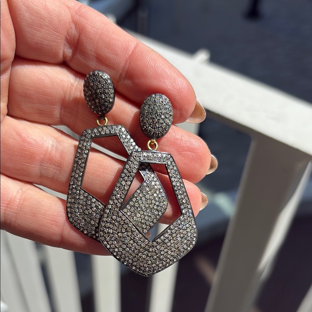 Elegant diamond  Drop Earrings